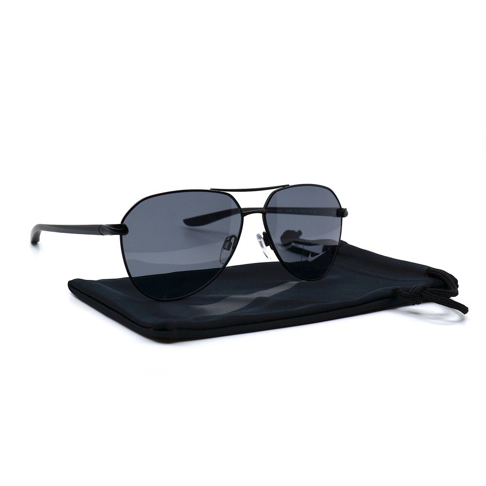 NIKE CITY AVIATOR DJ0888 BLACK GREY AUTHENTIC SUNGLASSES - Picture 7 of 9